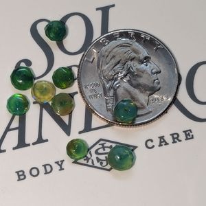 Green fire opal beads 4.30 ct (9)